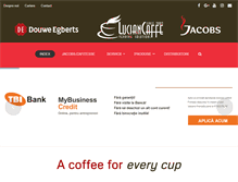 Tablet Screenshot of luciancaffe.ro